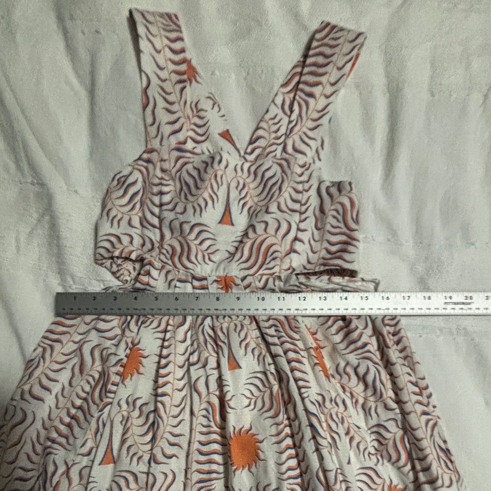 Anthropologie The Tigre Indigo Piper Bandeau Cutout Maxi Dress XS NWT - Picture 8 of 9